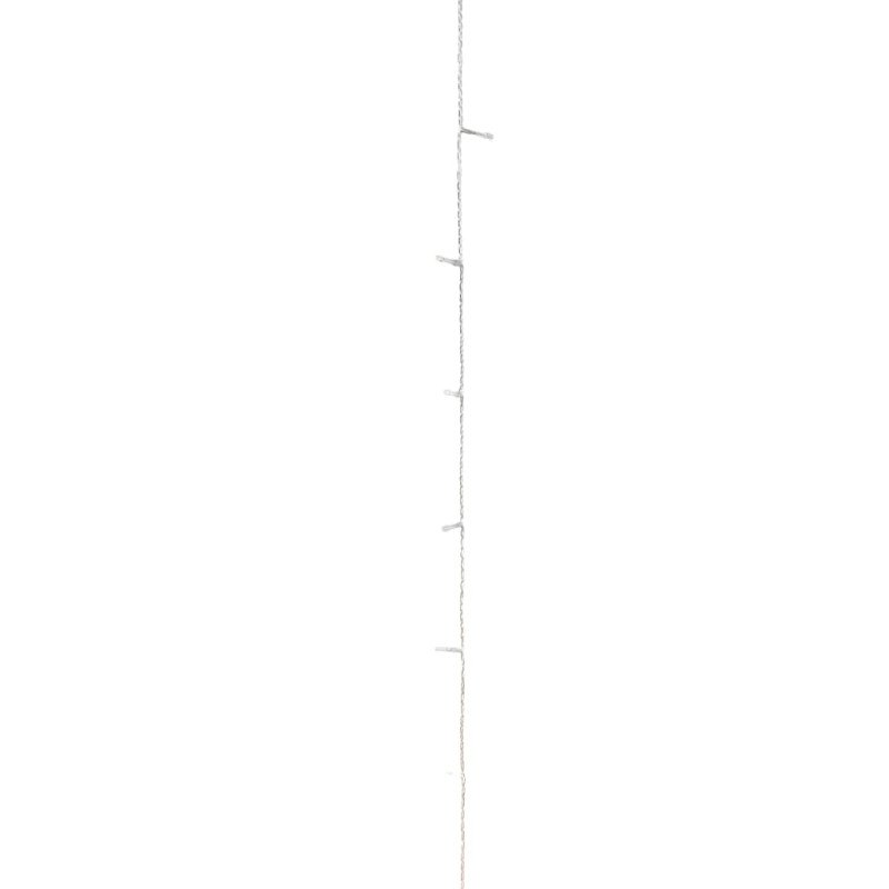 vidaXL LED reťaz, 300 diód, studená biela 30 m, PVC
