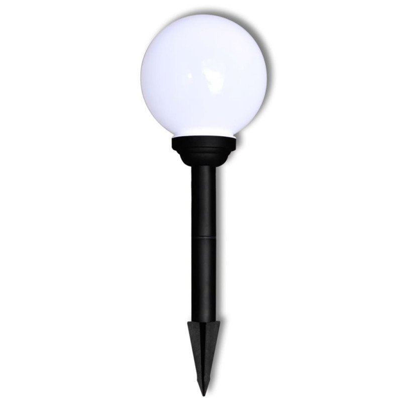 vidaXL Vonkajšie osvetlenie chodníka 3 ks, LED 20 cm, s hrotom