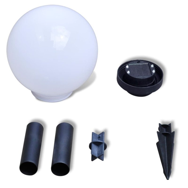 vidaXL Vonkajšie osvetlenie chodníka 3 ks, LED 20 cm, s hrotom