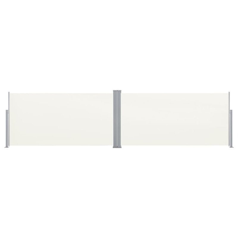 vidaXL Zaťahovacia bočná roleta, 160x600 cm, krémová