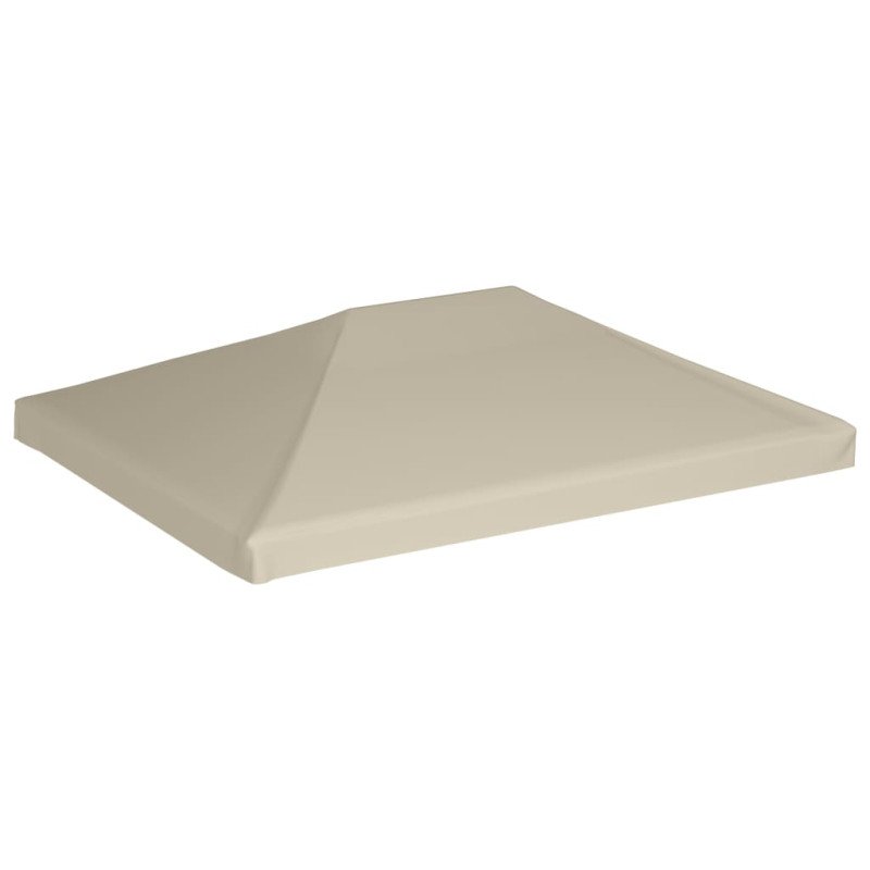 vidaXL Strieška na altánok 310 g/m² 4x3 m, béžová