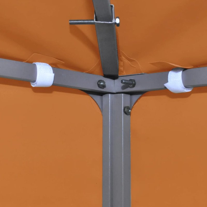 vidaXL Strieška na altánok 310 g/m² 4x3 m oranžová