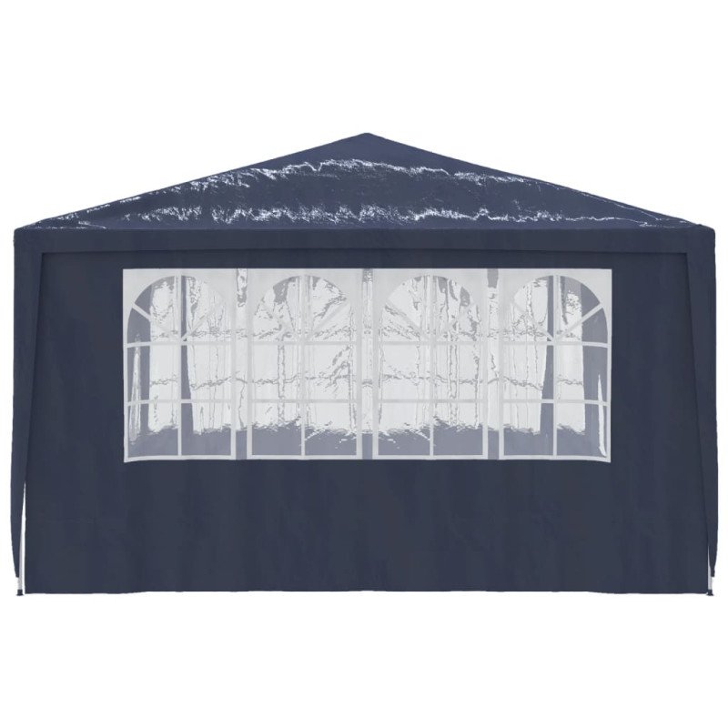 vidaXL Profesionálny párty stan+bočné steny 4x4 m, modrý 90 g/m²