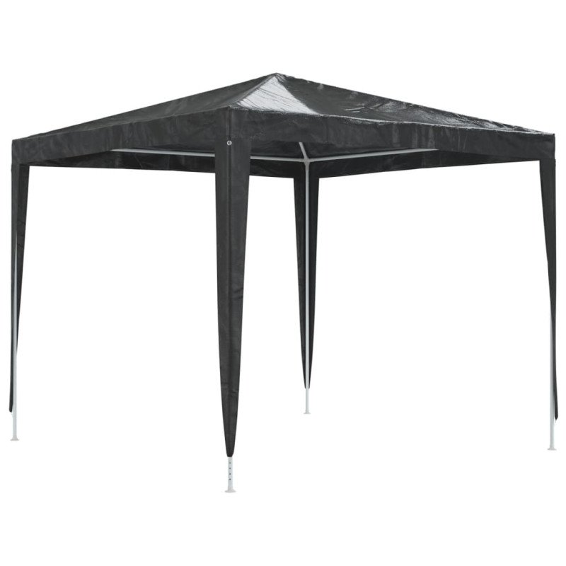 vidaXL Profesionálny párty stan 2,5x2,5 m, antracitový 90 g/m²
