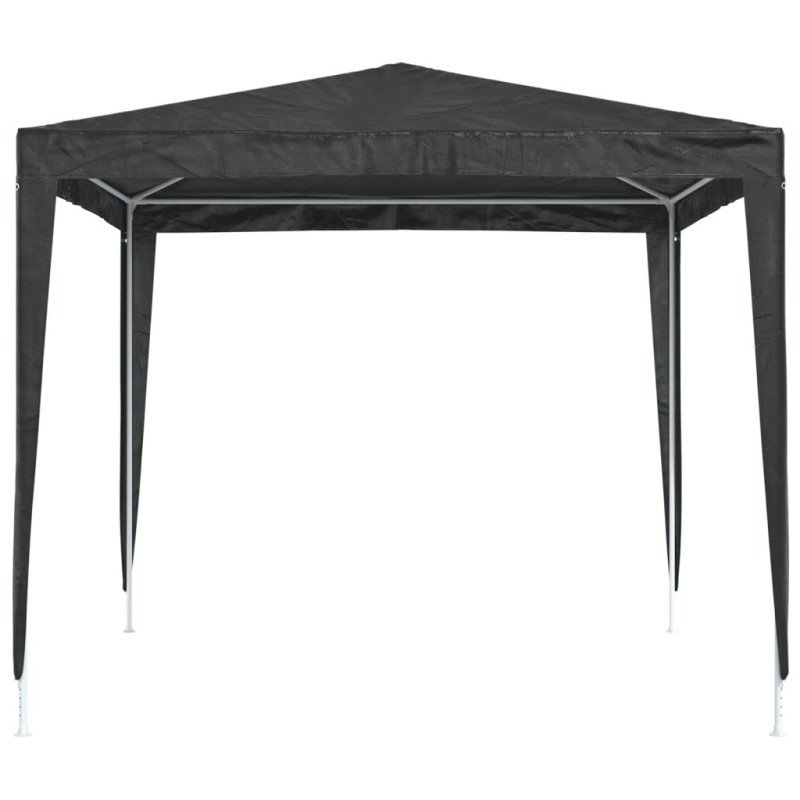 vidaXL Profesionálny párty stan 2,5x2,5 m, antracitový 90 g/m²