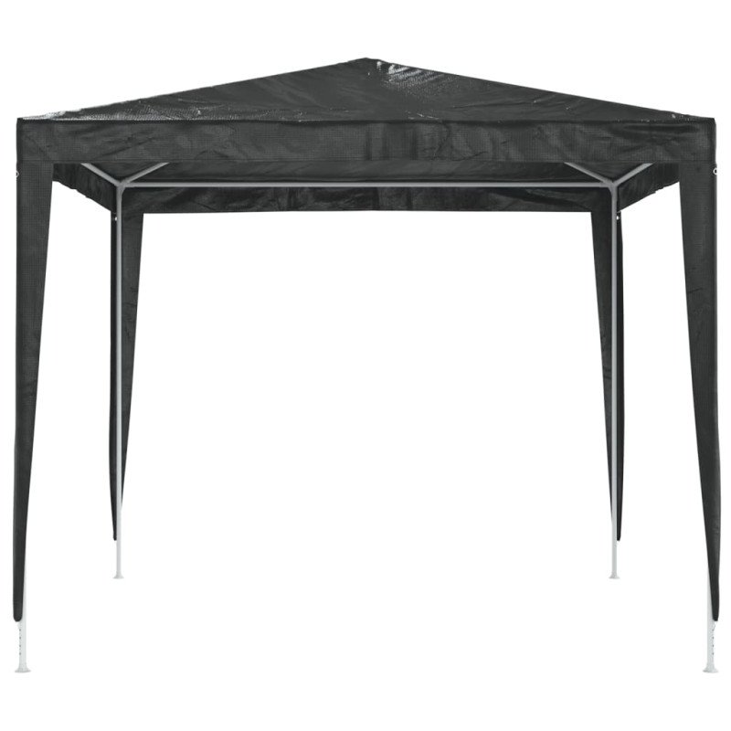 vidaXL Profesionálny párty stan 2,5x2,5 m, antracitový 90 g/m²