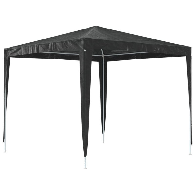 vidaXL Profesionálny párty stan 2,5x2,5 m, antracitový 90 g/m²
