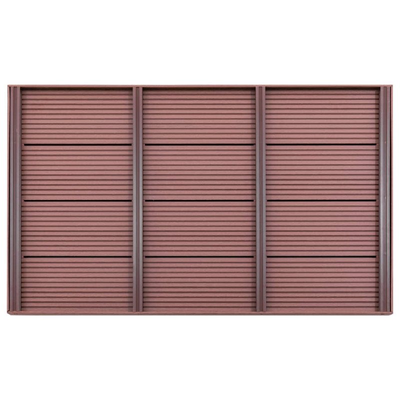 vidaXL Podlahový prvok pre solárnu sprchu/rebrík 101x63x5,5 cm drevoplast 