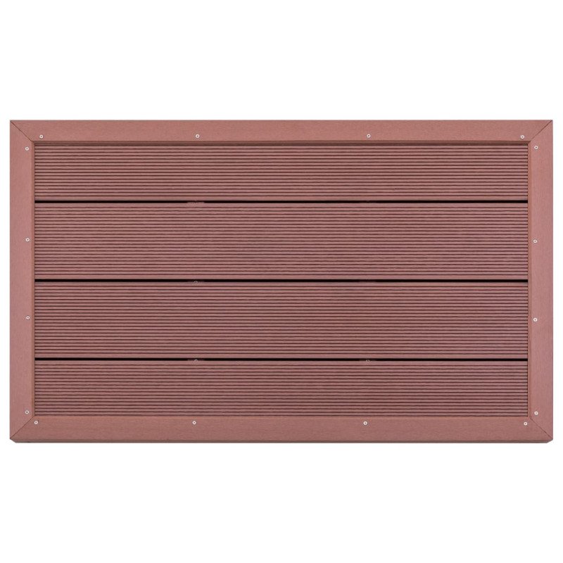 vidaXL Podlahový prvok pre solárnu sprchu/rebrík 101x63x5,5 cm drevoplast 