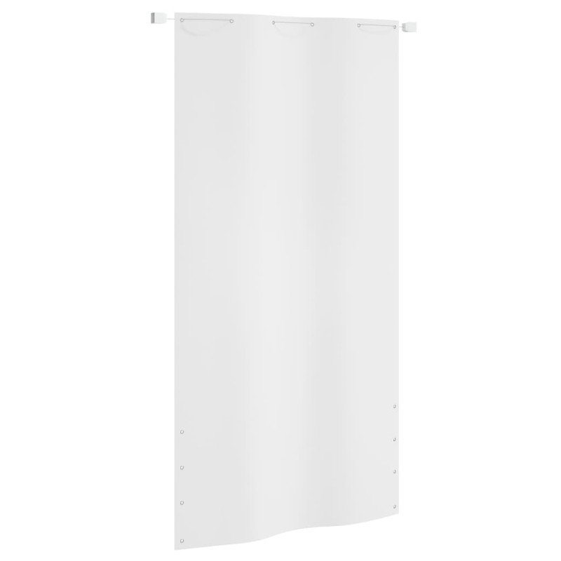 vidaXL Balkónová markíza biela 120x240 cm oxfordská látka