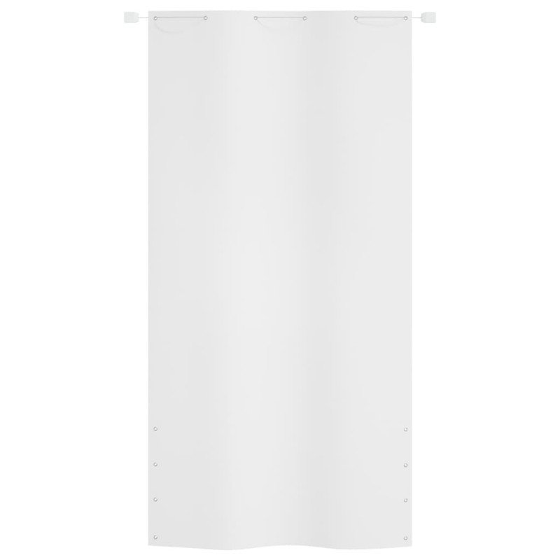 vidaXL Balkónová markíza biela 120x240 cm oxfordská látka
