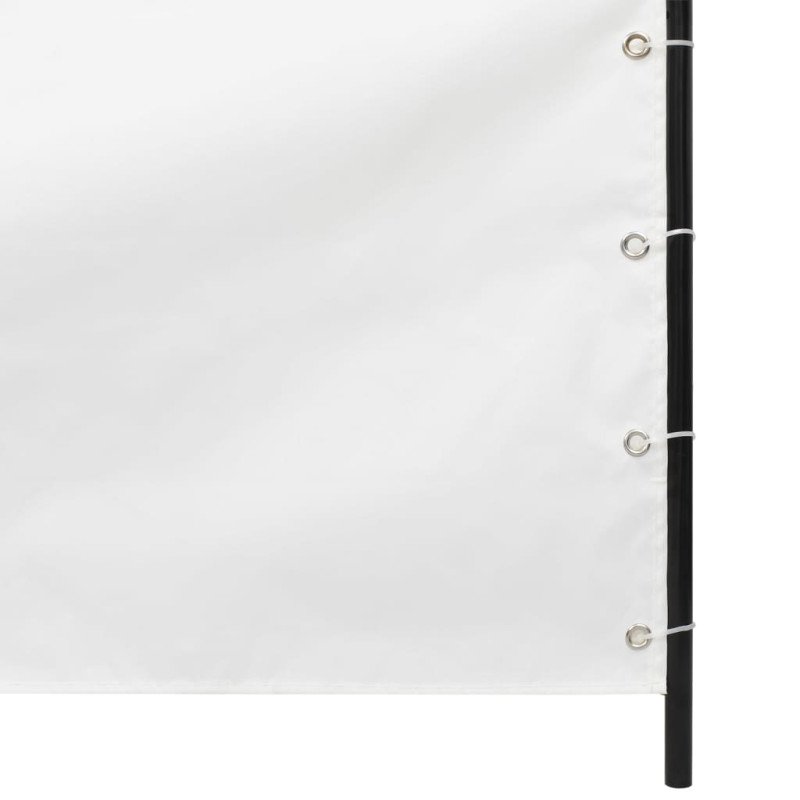 vidaXL Balkónová markíza biela 120x240 cm oxfordská látka