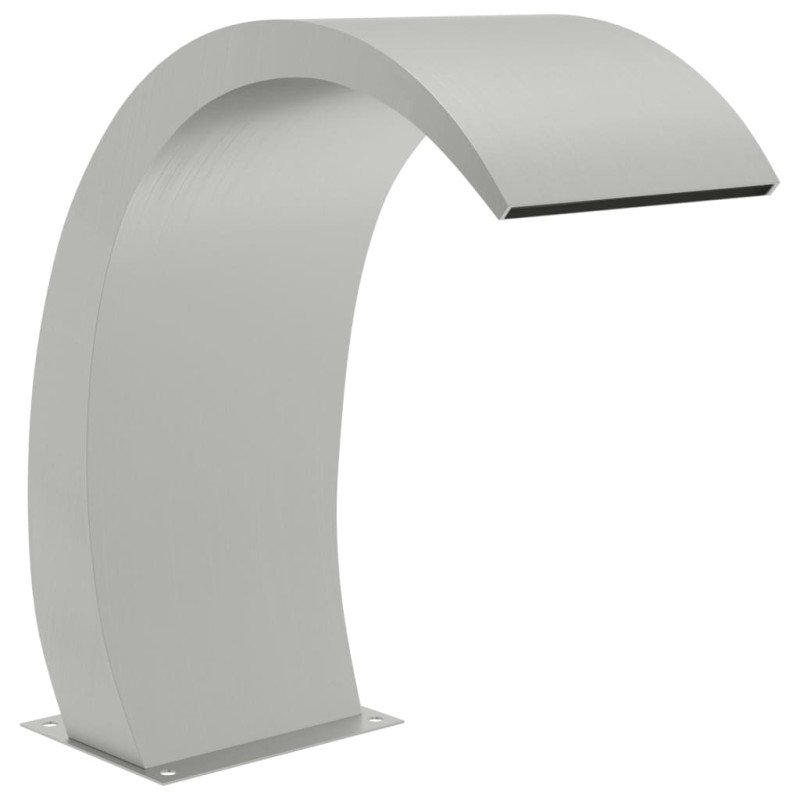 vidaXL Bazénová fontána s LED 22x60x70 cm, nehrdzavejúca oceľ 304
