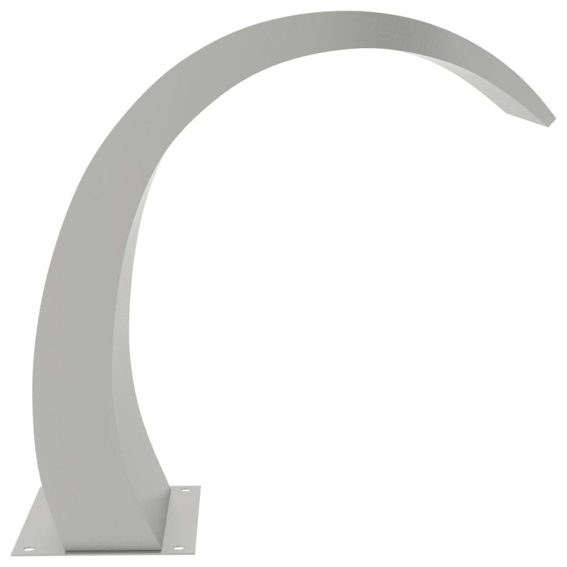 vidaXL Bazénová fontána s LED 22x60x70 cm, nehrdzavejúca oceľ 304