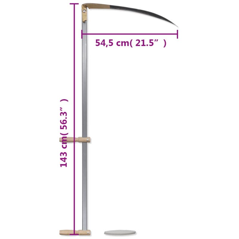 Kosa s brúsnym kameňom 143 cm