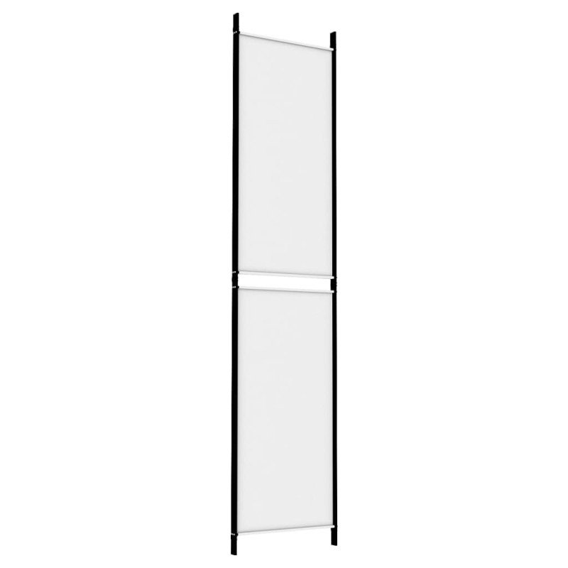 vidaXL 3-panelový paraván biely 150x220 cm látkový