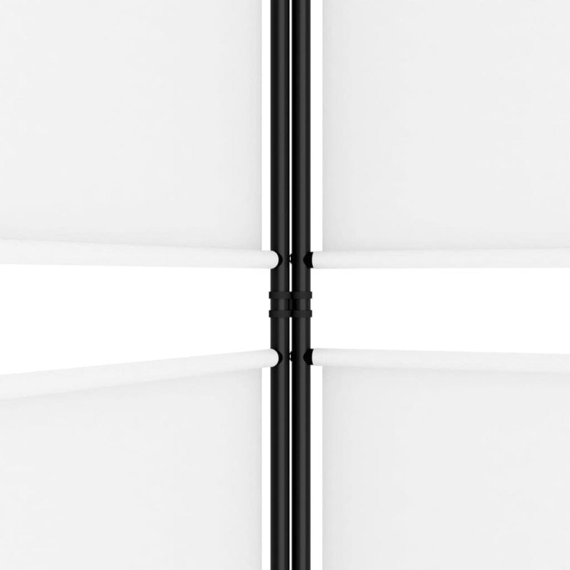 vidaXL 3-panelový paraván biely 150x220 cm látkový