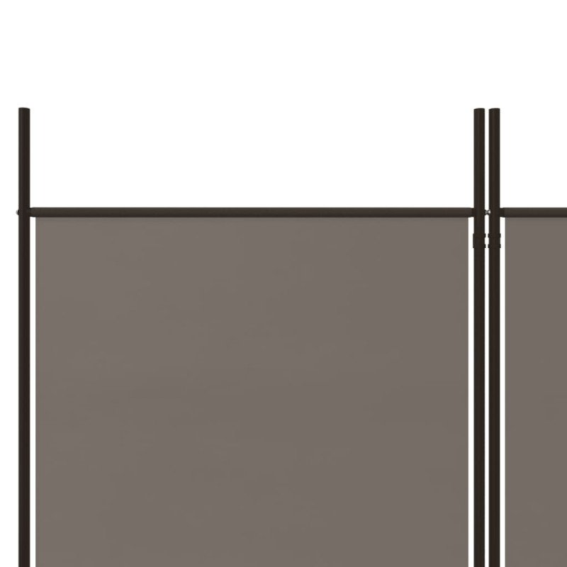 vidaXL 6-panelový paraván antracitový 300x220 cm látkový