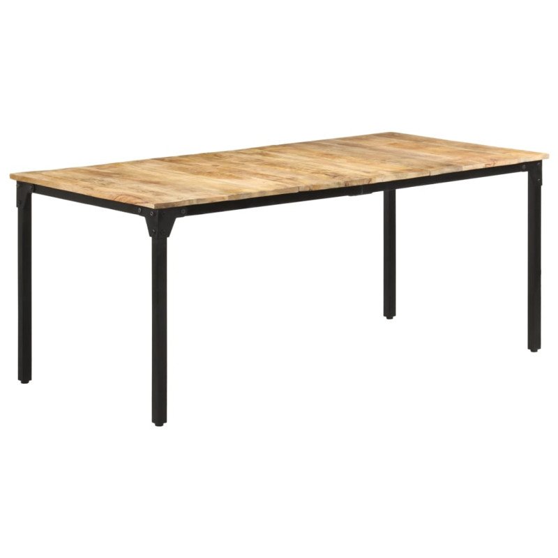 vidaXL Jedálenský stôl 180x90x76 cm surové mangovníkové drevo