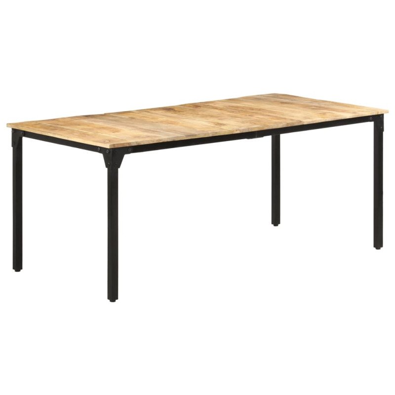 vidaXL Jedálenský stôl 180x90x76 cm surové mangovníkové drevo