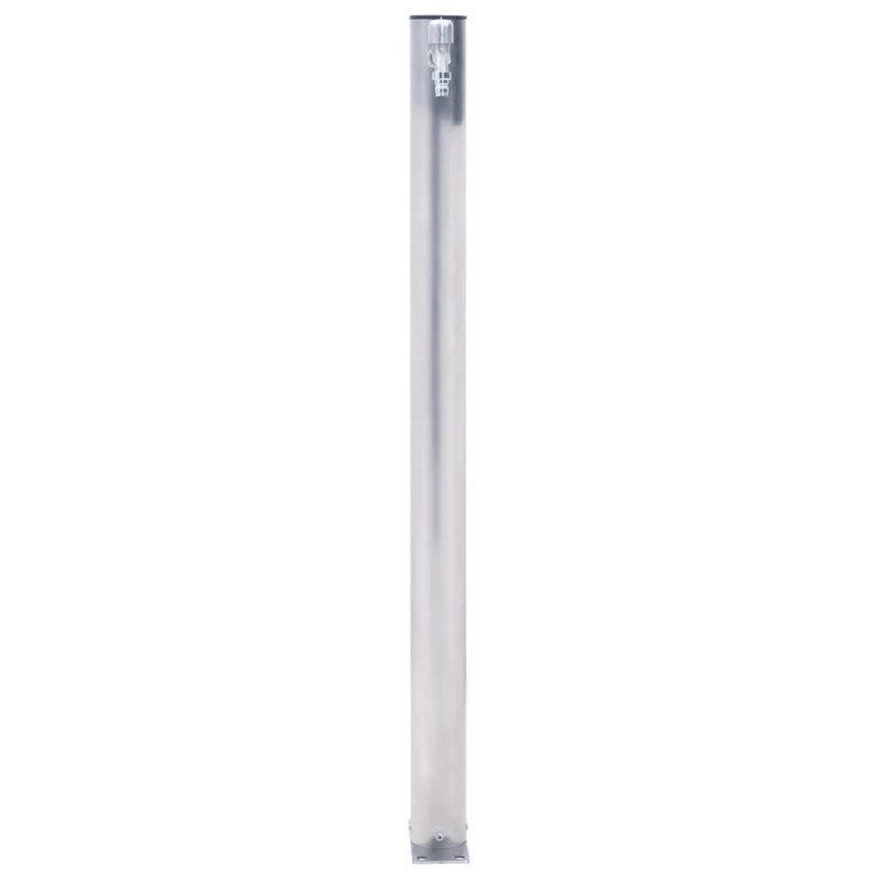vidaXL Záhradný vodný stĺpik 100 cm nehrdzavejúca oceľ okrúhly