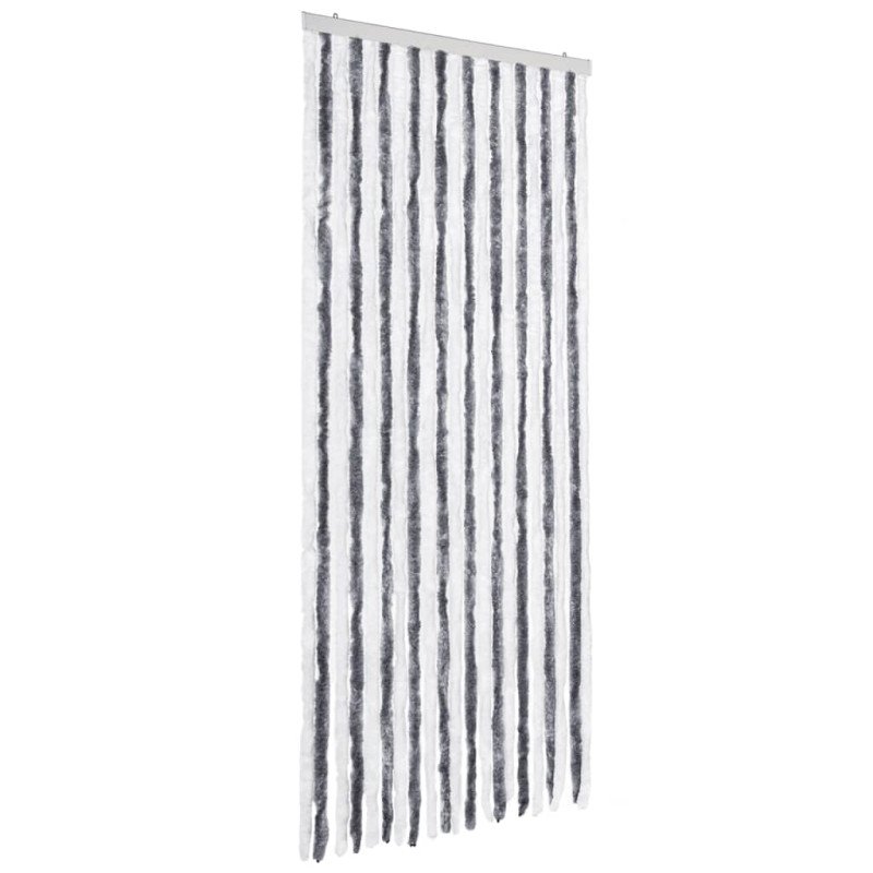 vidaXL Záves proti hmyzu, sivý a biely 90x200 cm, ženilka