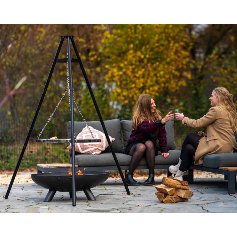 RedFire Grilovacia trojnožka, čierna 172 cm BBQ TRIPOD 