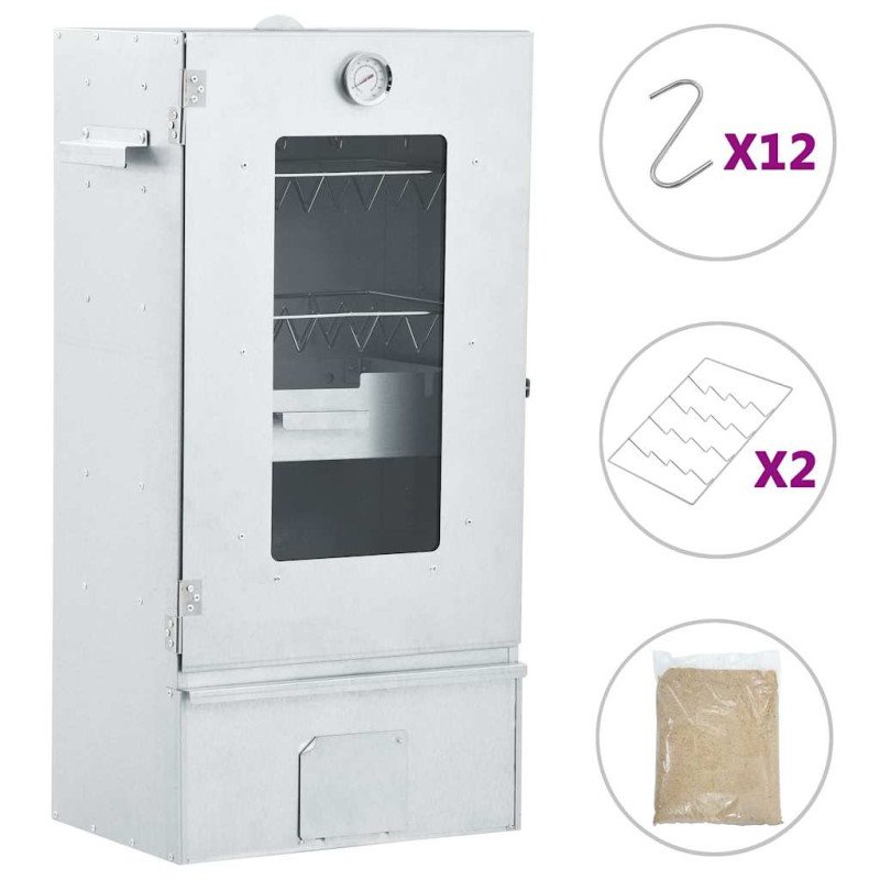 vidaXL Udiareň s 1 kg drevených štiepkov 44,5x29x83 cm