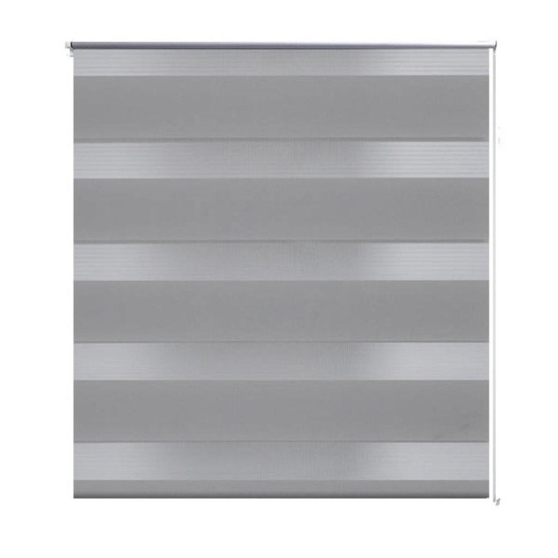 Roleta vzor zebra, 120 x 230 cm, sivá
