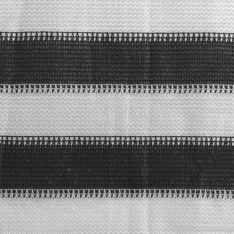 vidaXL Tieniaca plachta na balkón z HDPE 120x400 cm antracitová a biela