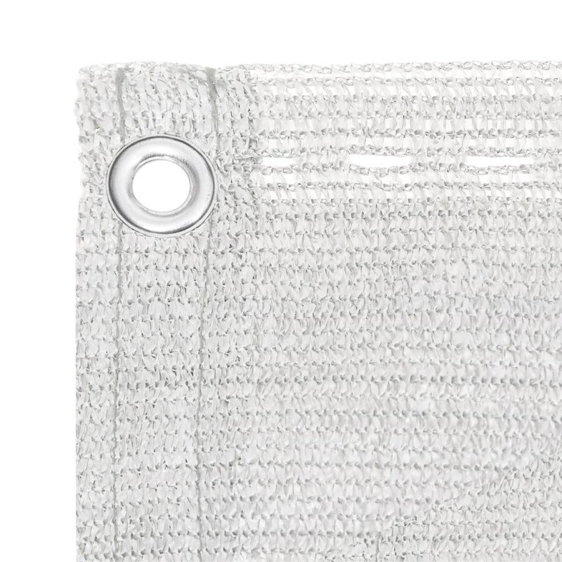 vidaXL Balkónová markíza biela 75x500 cm HDPE