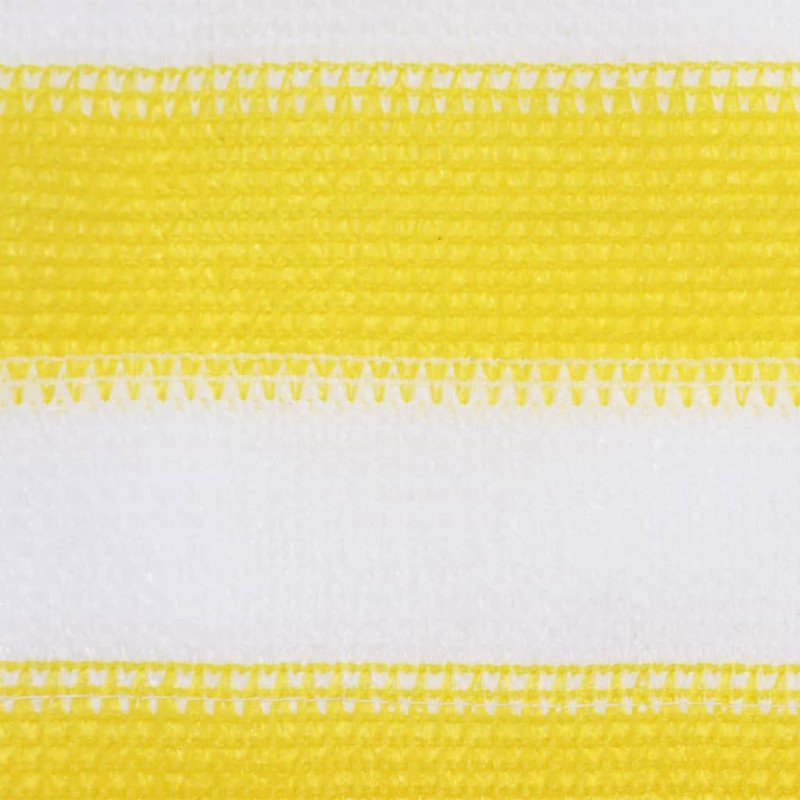 vidaXL Balkónová markíza žlto-biela 90x300 cm HDPE