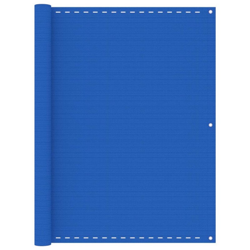 vidaXL Balkónová markíza modrá 120x500 cm HDPE