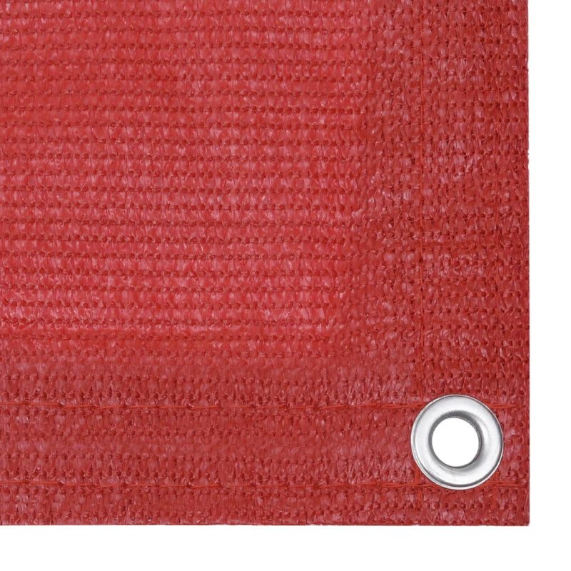 vidaXL Balkónová markíza, červená 75x600 cm, HDPE