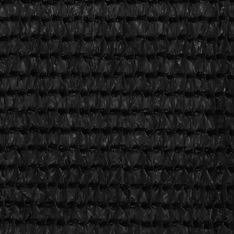 vidaXL Balkónová markíza čierna 75x500 cm HDPE