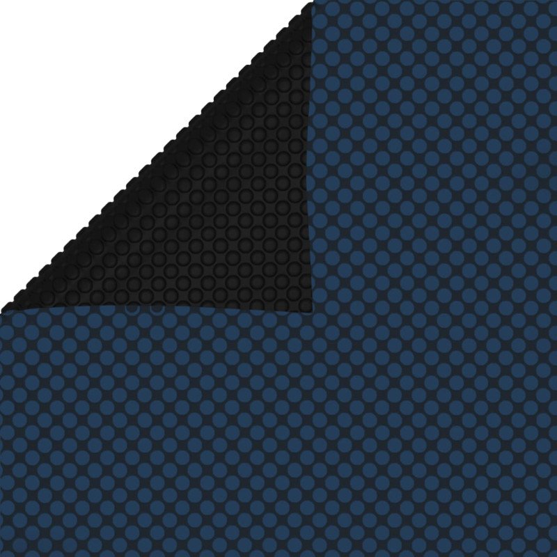 vidaXL Plávajúca solárna bazénová fólia z PE 260x160 cm čierna a modrá