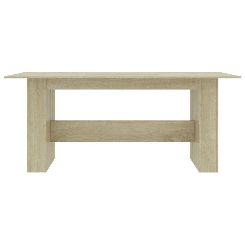 vidaXL Jedálenský stôl farba dubu sonoma 180x90x76 cm drevotrieska