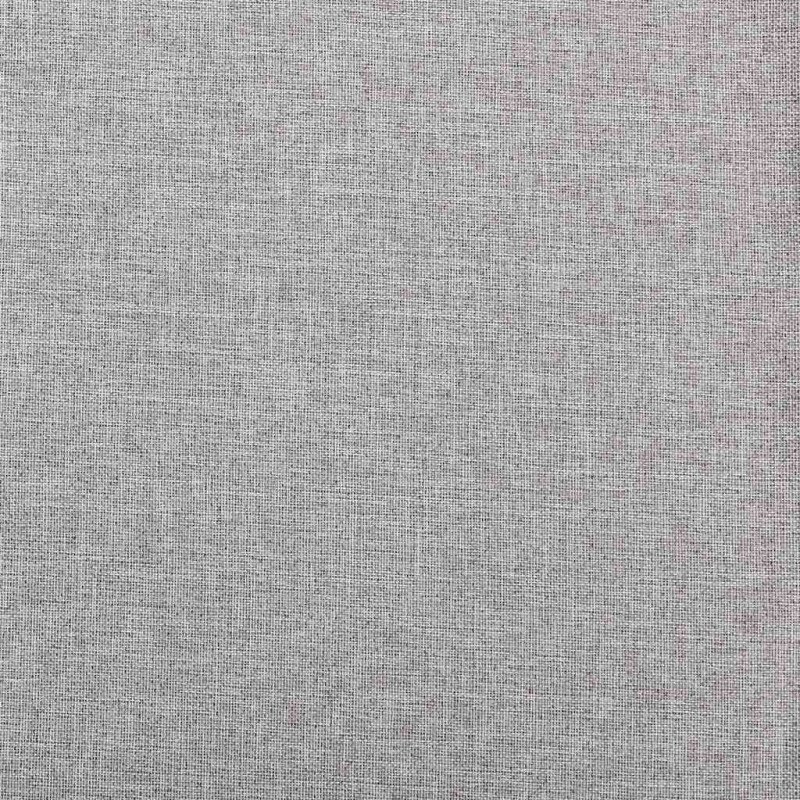 vidaXL Zatemňovací záves, ľanový vzhľad, háčiky, sivý 290x245 cm