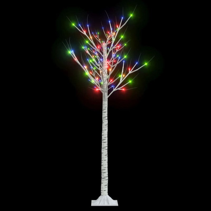 vidaXL Vianočný stromček/vŕba 140 LED 1,5 m, farebná, dovnútra/von