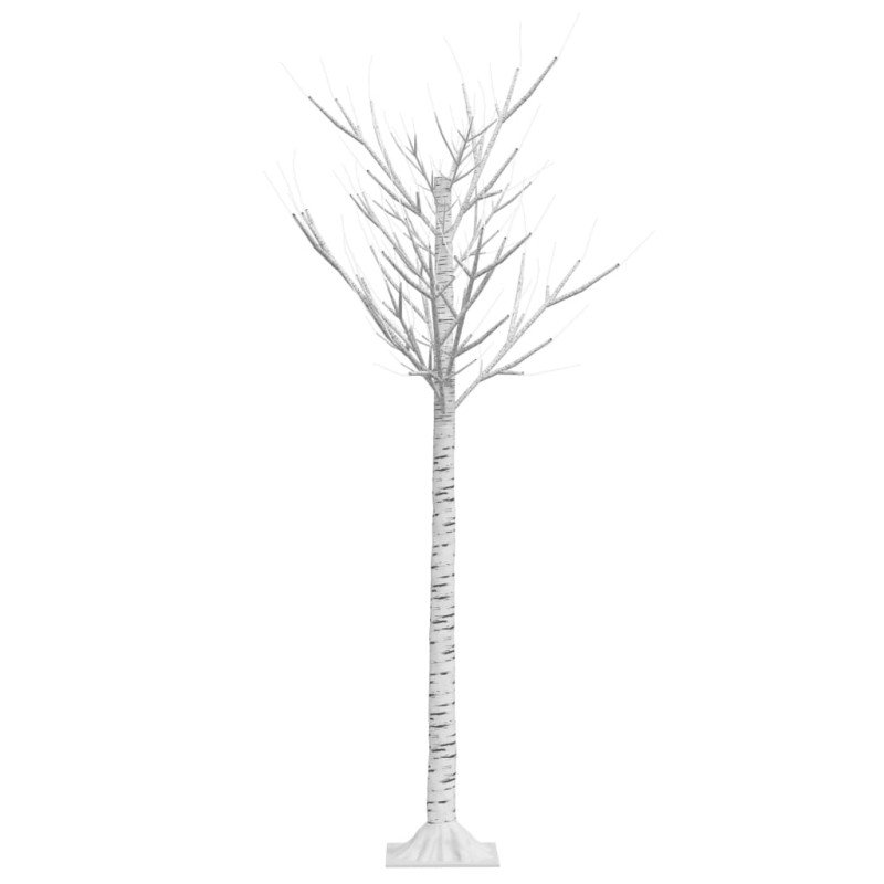 vidaXL Vianočný stromček/vŕba 140 LED 1,5 m, farebná, dovnútra/von