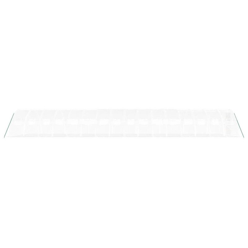 vidaXL Fóliovník s oceľovým rámom biely 64 m² 16x4x2 m