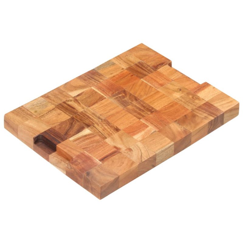 vidaXL Doska na krájanie 40x30x3,8 cm masívne akáciové drevo