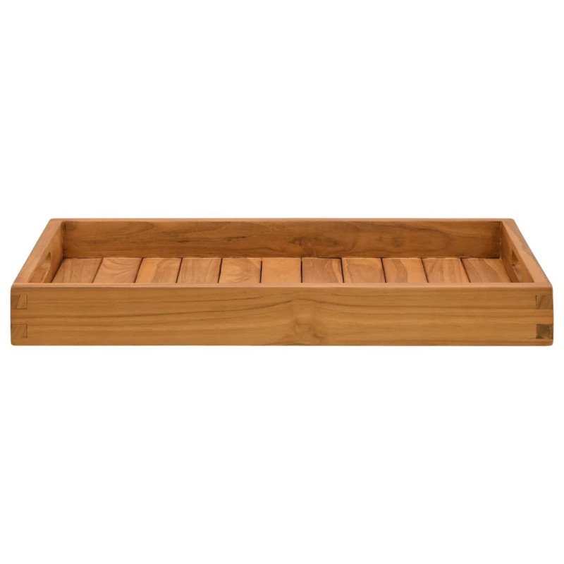 vidaXL Servírovací podnos 60x35 cm masívne tíkové drevo