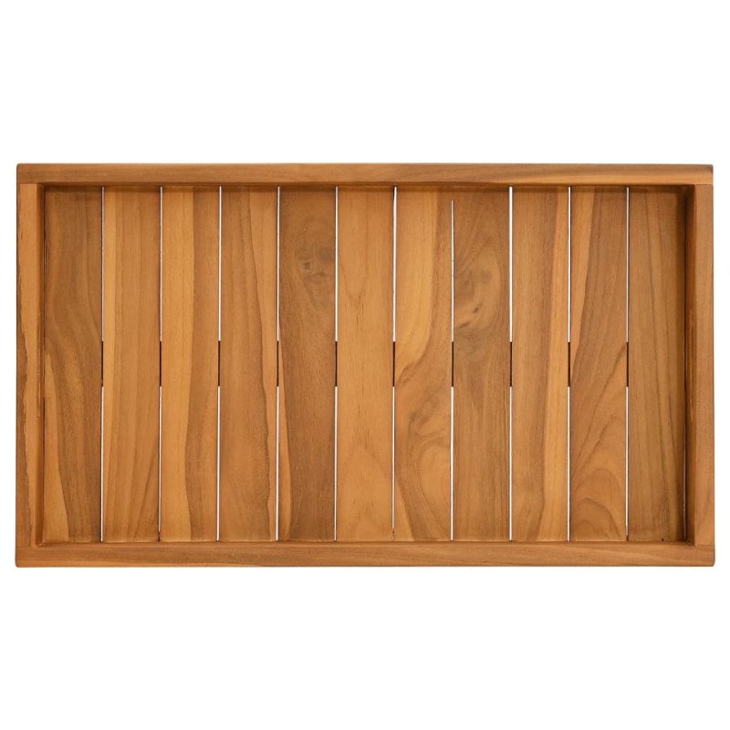vidaXL Servírovací podnos 60x35 cm masívne tíkové drevo