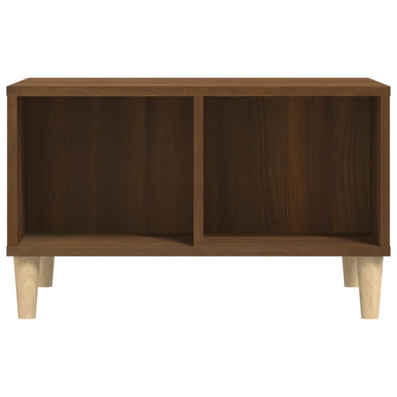 vidaXL Konferenčný stolík hnedý dub 60x50x36,5 cm spracované drevo