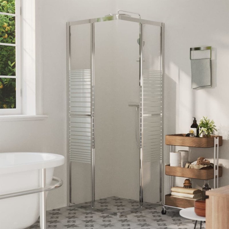 vidaXL Sprchový kút ESG 80x70x180 cm