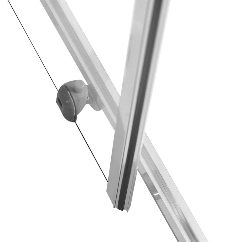 vidaXL Sprchový kút ESG 80x70x180 cm