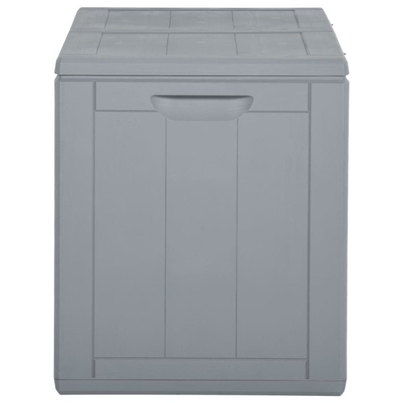 vidaXL Záhradný úložný box 180 l, sivý, PP ratan