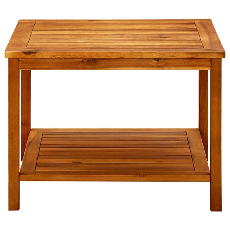 vidaXL Konferenčný stolík 60x60x45 cm masívne akáciové drevo