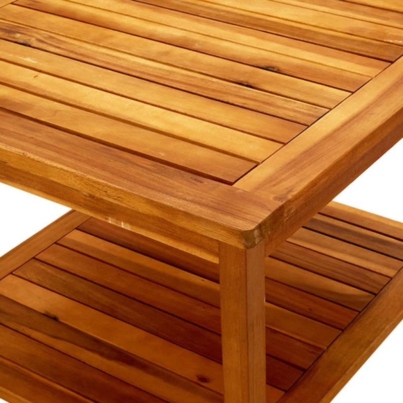 vidaXL Konferenčný stolík 60x60x45 cm masívne akáciové drevo